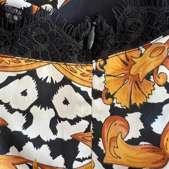 Asos crop top new nwt black lace sz 6 small - Picture 6 of 9